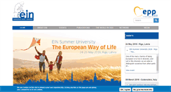 Desktop Screenshot of europeanideasnetwork.com